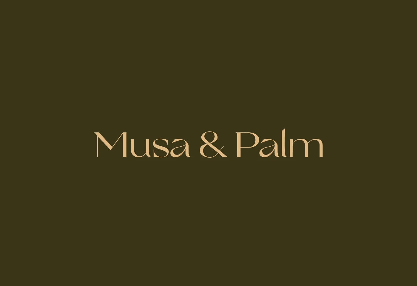 Musa & Palm project visual – gallery image 1